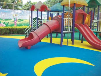 彩色橡胶地垫|图案式橡胶地垫|幼儿园专业橡胶地垫-妙尔供